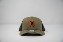 Load image into Gallery viewer, Brims Leather Logo Trucker Hat
