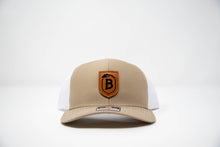 Load image into Gallery viewer, Brims Leather Logo Trucker Hat
