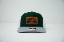 Load image into Gallery viewer, Brims Leather Logo Trucker Hat
