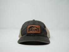 Load image into Gallery viewer, Brims Leather Logo Trucker Hat
