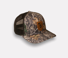 Load image into Gallery viewer, Leather Patch Camo Trucker
