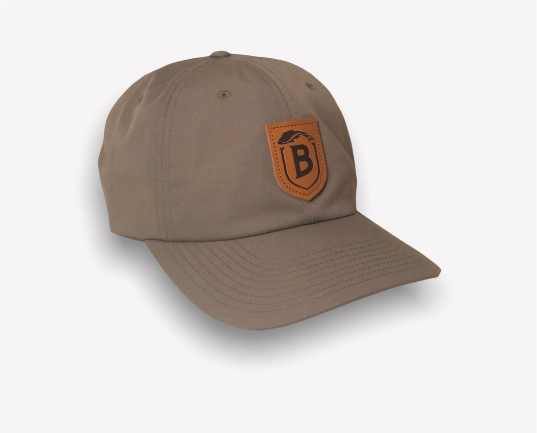 Performance Leather Badge Dad Hat