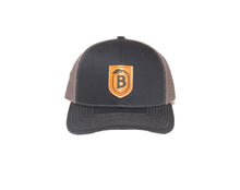 Load image into Gallery viewer, Leather Badge Trucker
