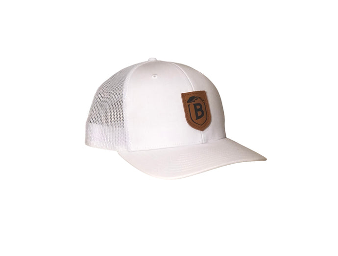 Leather Patch Trucker Hat — Nomans